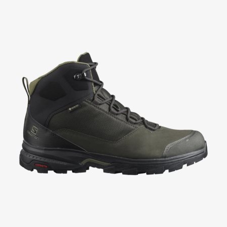 Salomon OUTWARD GORE-TEX Mens Hiking Boots Olive | Salomon South Africa